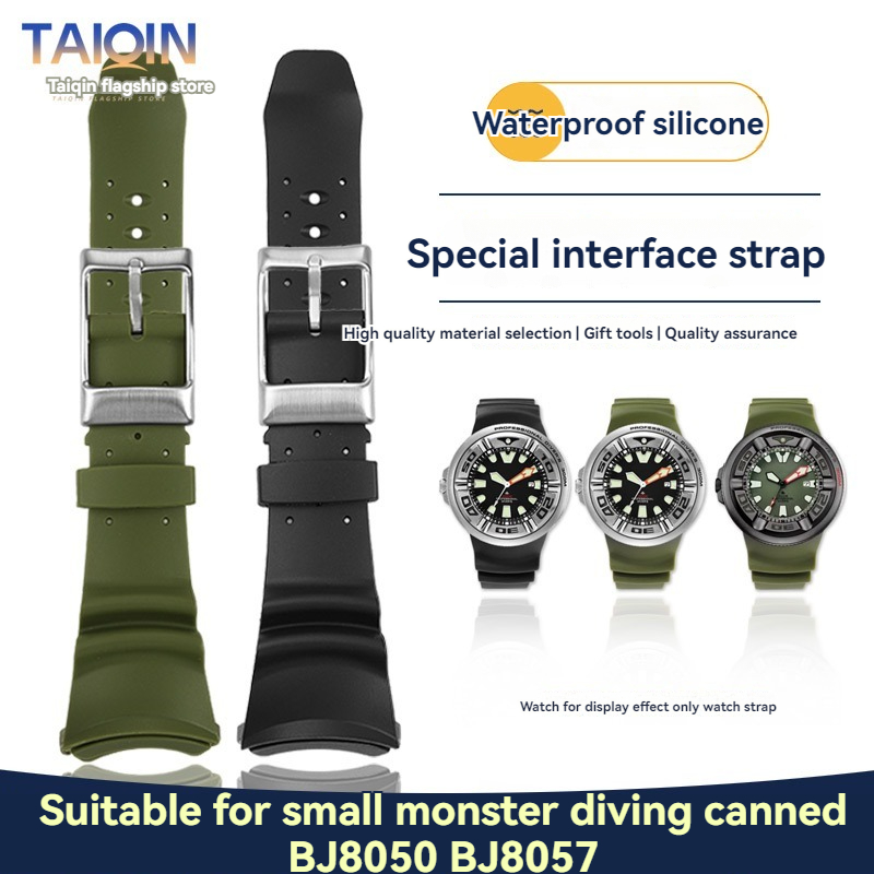 Citizen Watch Promaster - High-Quality Silicone Watchband For Citizen BJ8050-08E