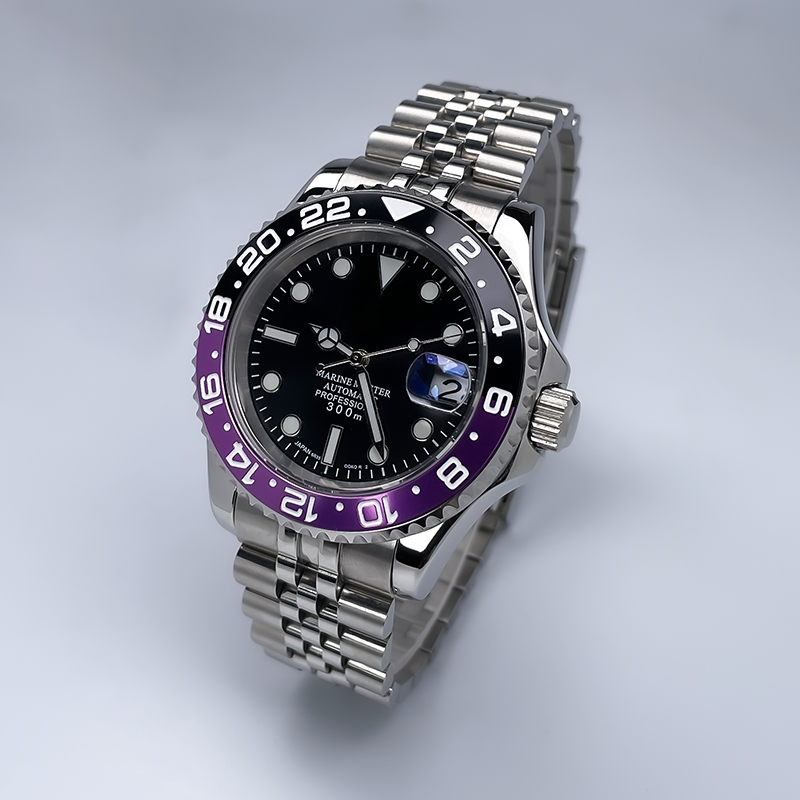 Rolex Watch Submariner - YM Style 40mm Mens Wristwatch, Bidirectional