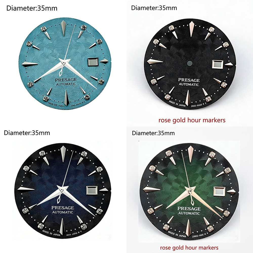 Seiko Watch Presage - 35mm S logo presage nh35 dial