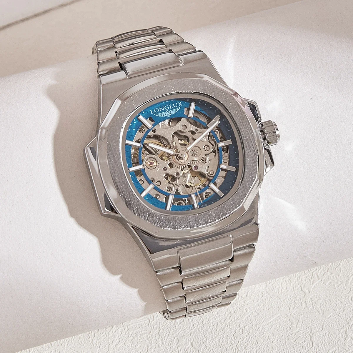 Seiko Watch 5 Sports - LONGLUX Men Automatic Mechanical Watch Luxury