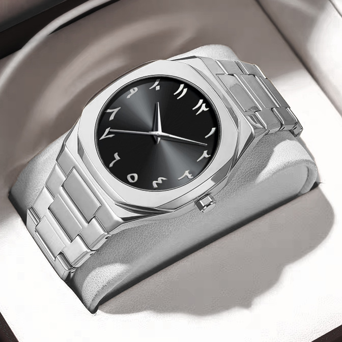 Fashionable men's quartz watch - Cartier Watch Santos ulasan dan harga
