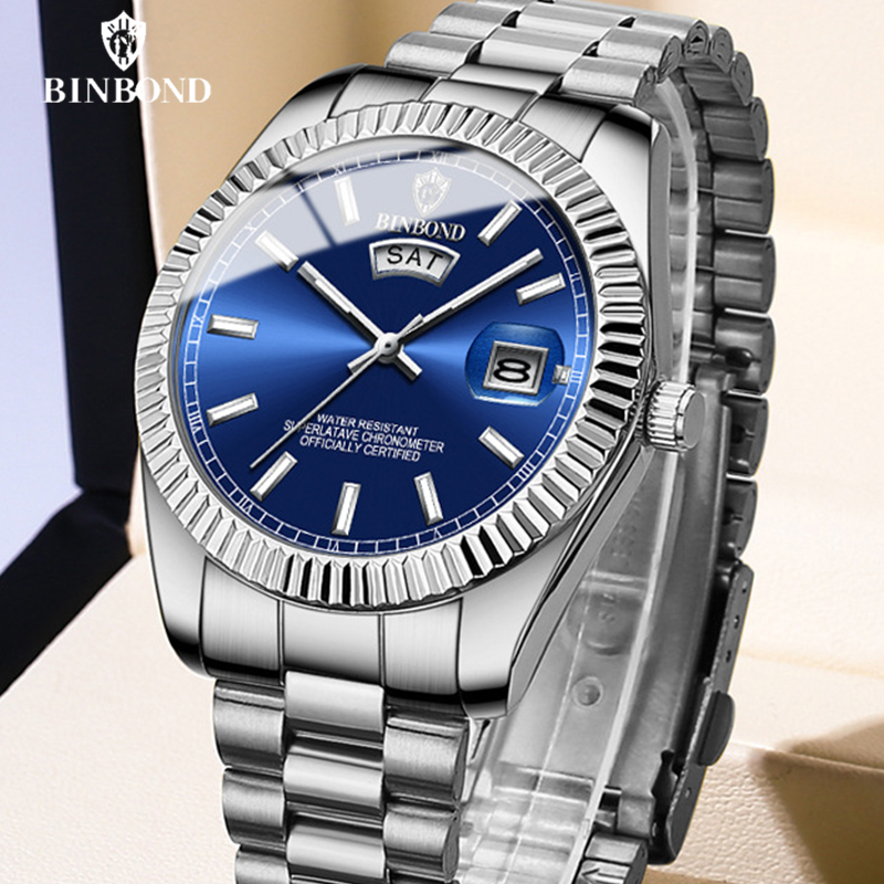 BINBOND B7012 Mens Fashion Bus - Rolex Watch Submariner ulasan dan harga