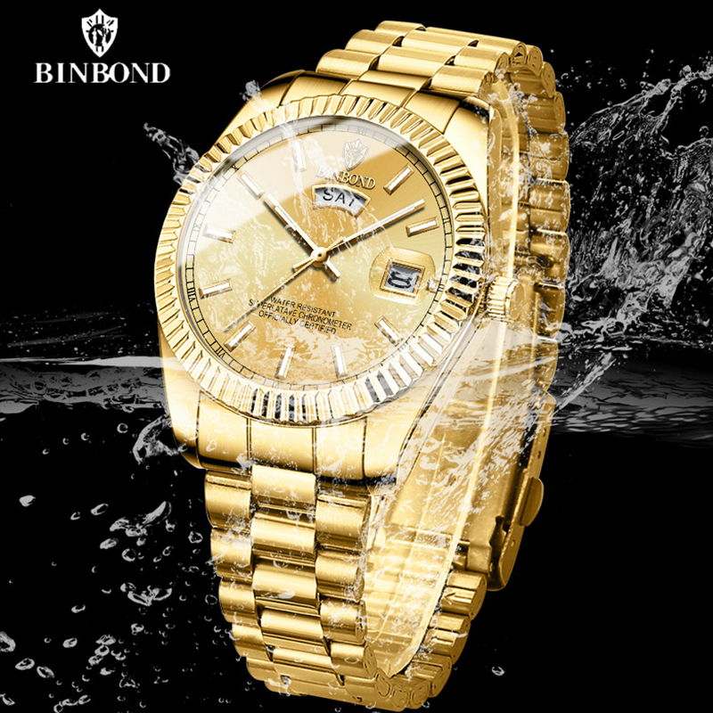 BINBOND B7012 Mens Fashion Bus - Rolex Watch Submariner ulasan dan harga