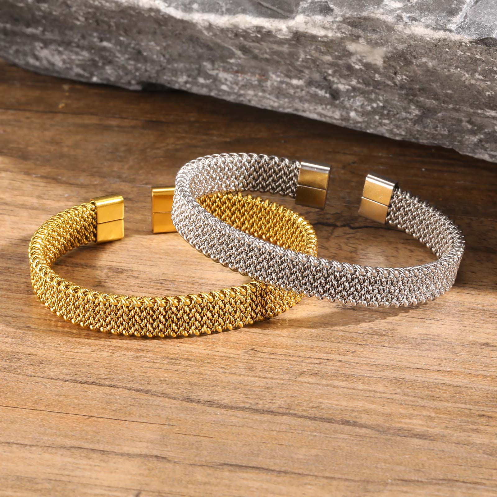 10mm Braided Stretch Strap Ope - Mesh Strap Metal ulasan dan harga
