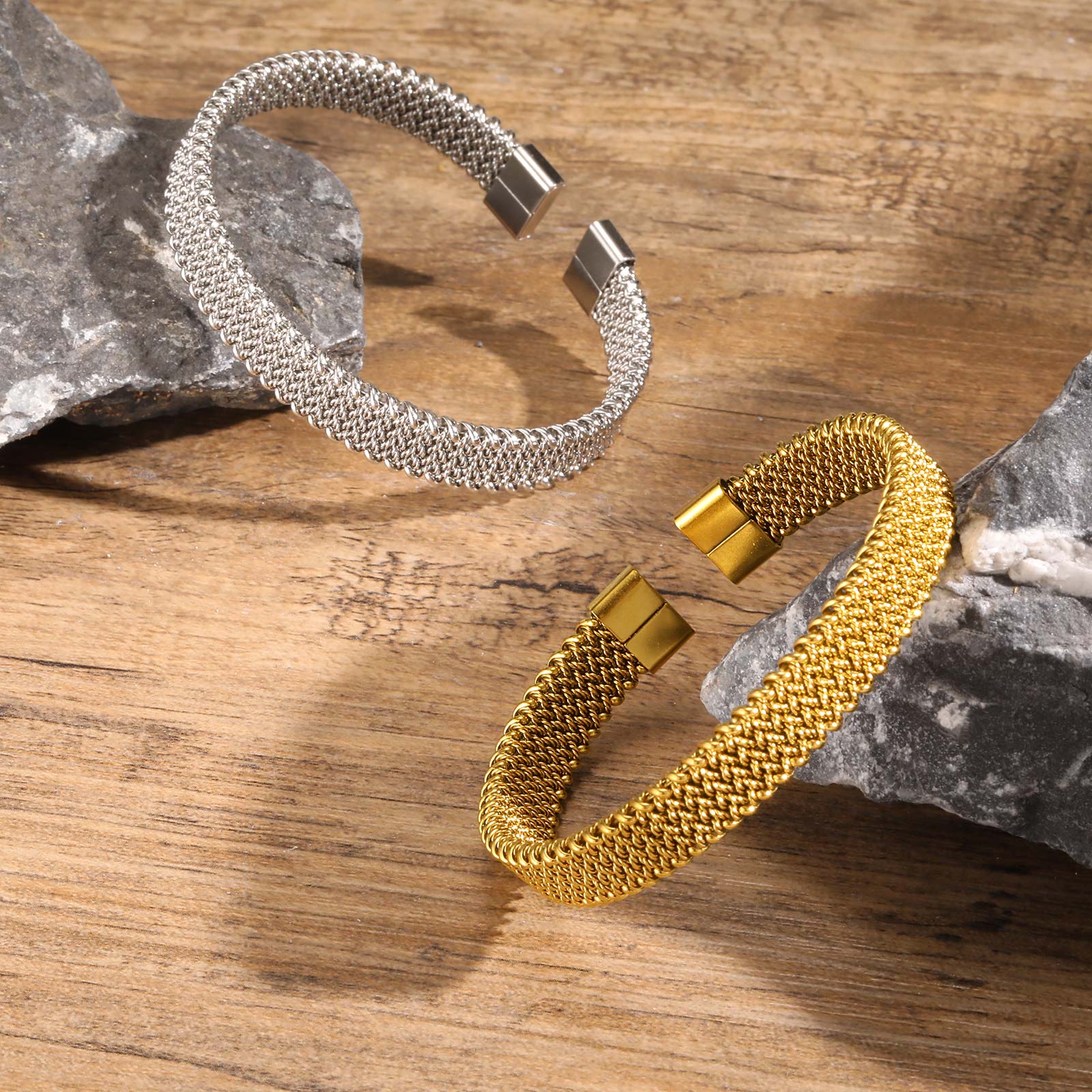 10mm Braided Stretch Strap Ope - Mesh Strap Metal ulasan dan harga