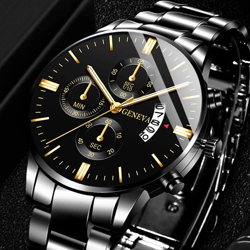 Fashion Men Black Stainless St - Seiko Watch 5 Sports ulasan dan harga