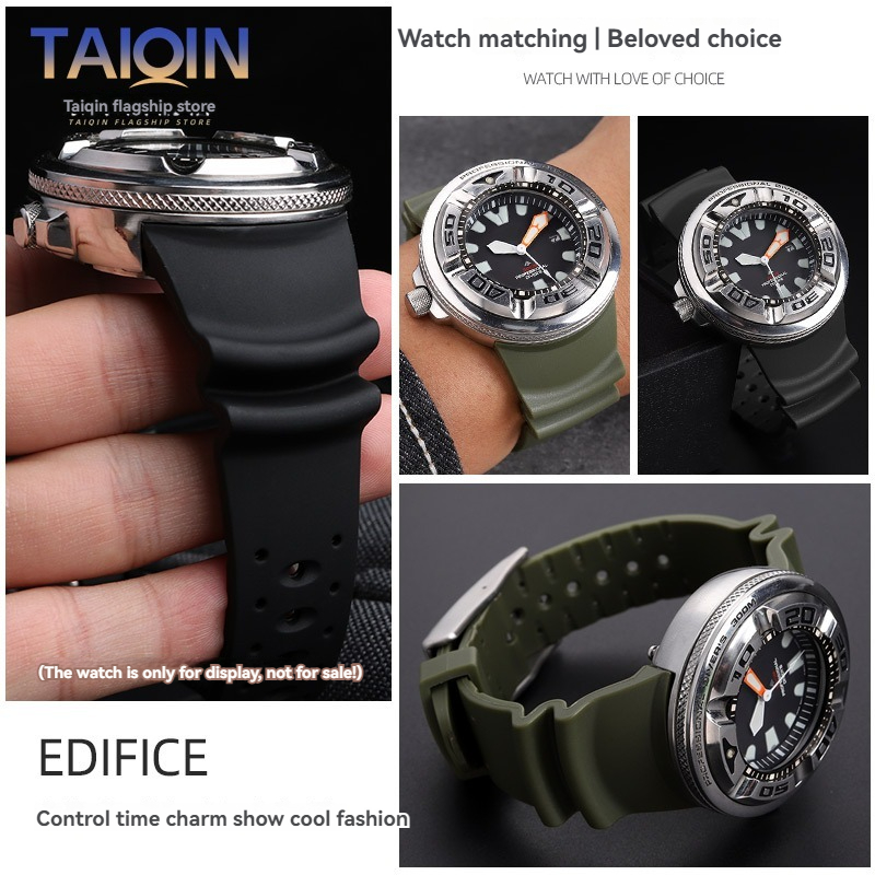 High-Quality Silicone Watchban - Citizen Watch Promaster ulasan dan harga
