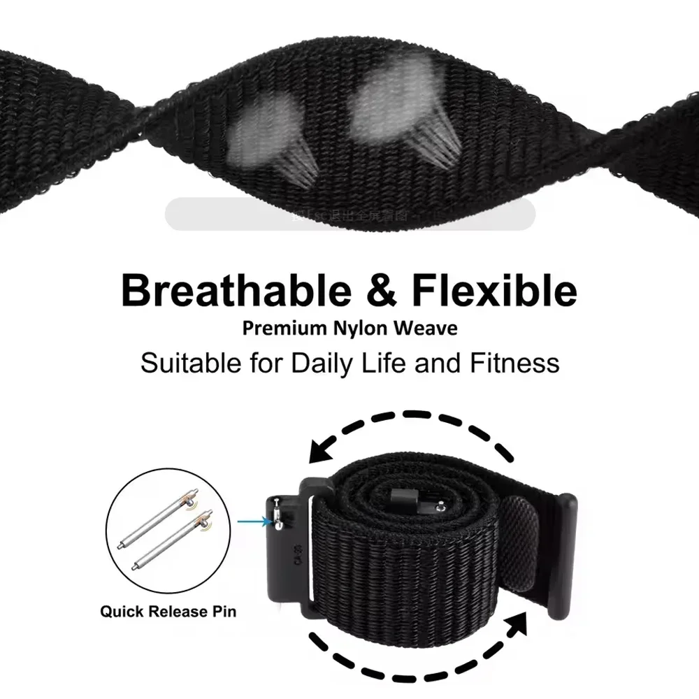 20 22mm Braided Band for Xiaom - Sport Loop Velcro ulasan dan harga