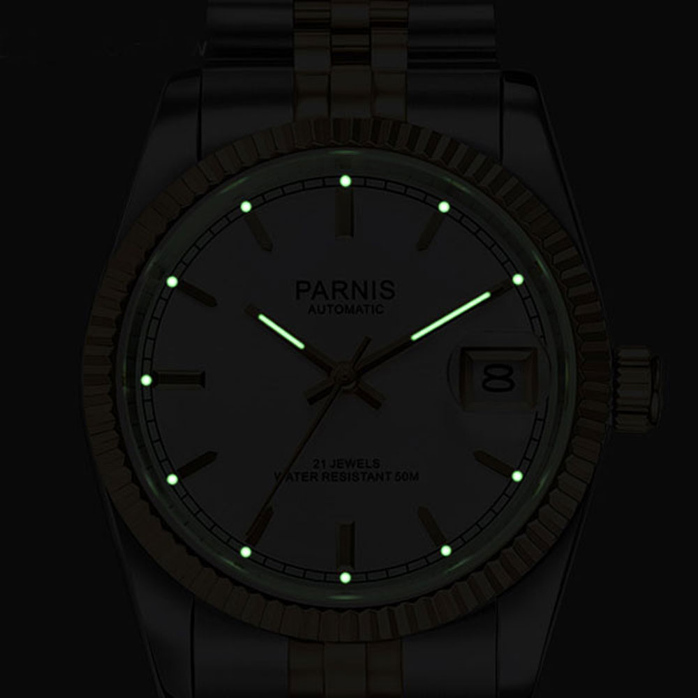 Parnis 36mm Mens Automatic Wat - Rolex Watch Datejust ulasan dan harga