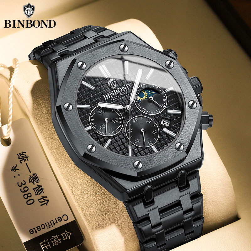 BINBOND Quality Men Watch Luxu - Rolex Watch Daytona ulasan dan harga