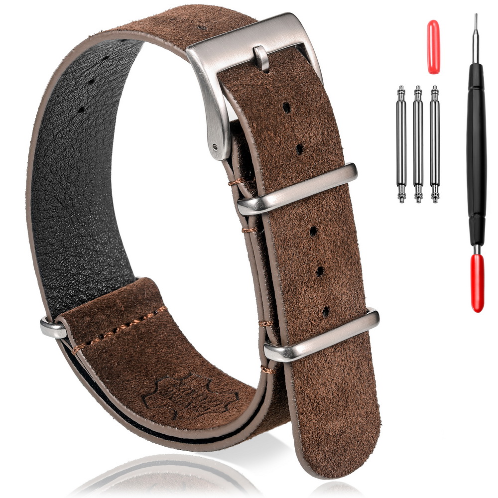 HEMSUT Genuine Leather Watch B - Tropic Strap Vintage ulasan dan harga