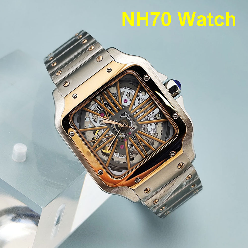 NH70 watch men's watch automat - Cartier Watch Santos ulasan dan harga