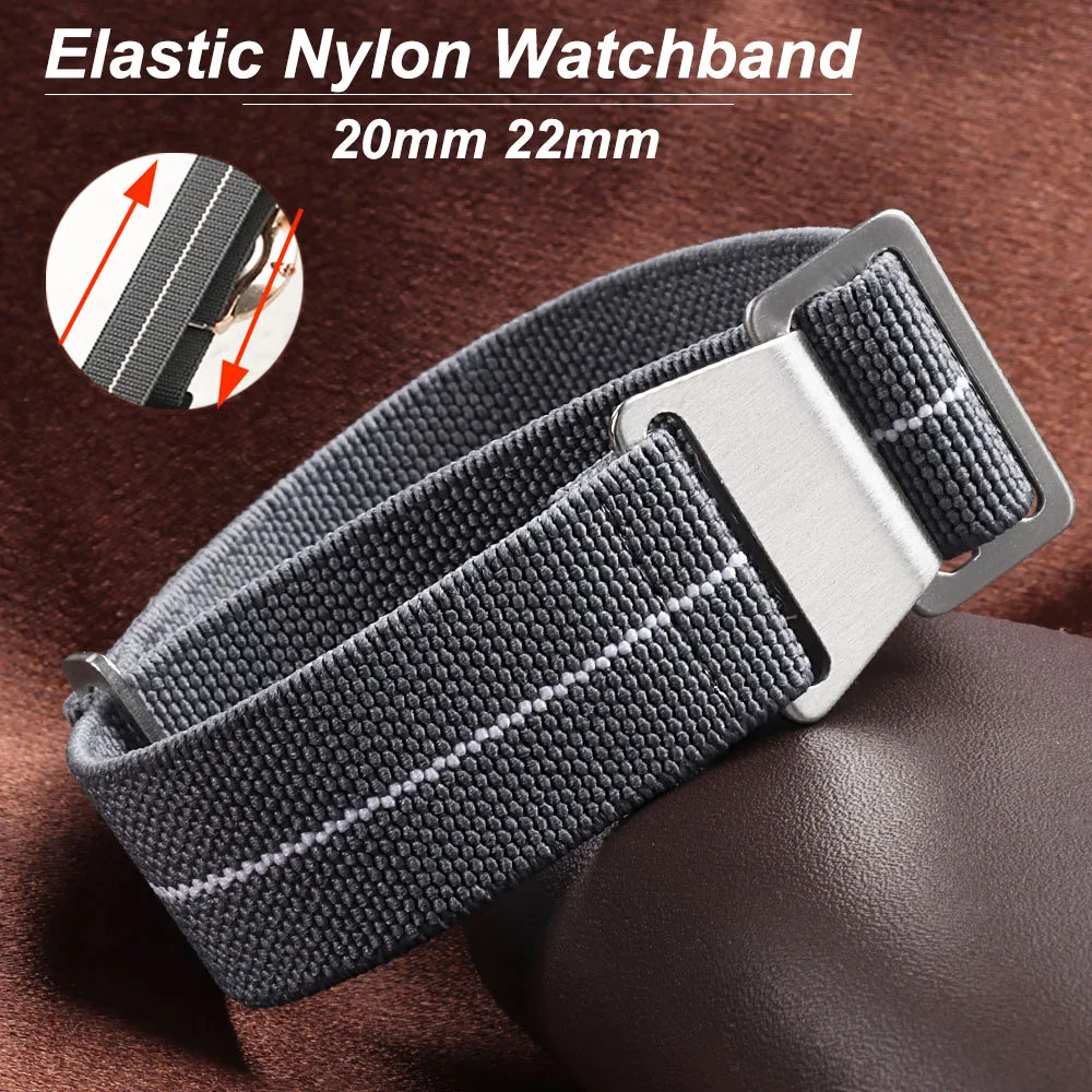 Elastic Watch Strap 60s French - Parachute Strap Elastic ulasan dan harga