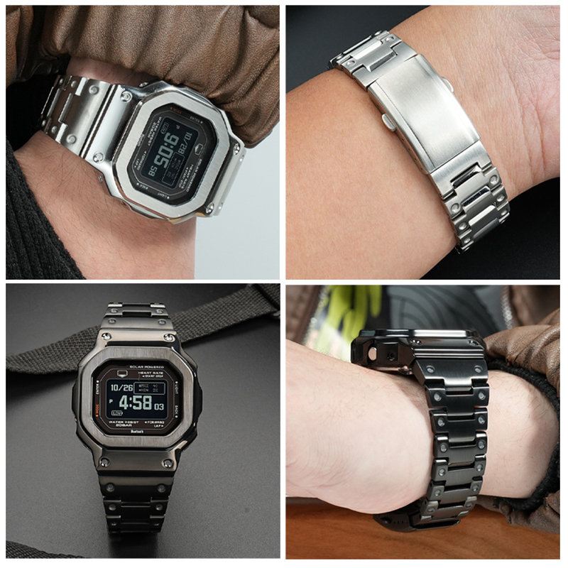 Metal Watch Case Strap Mod Kit - Casio Watch G-Shock Dw-5600 ulasan dan harga