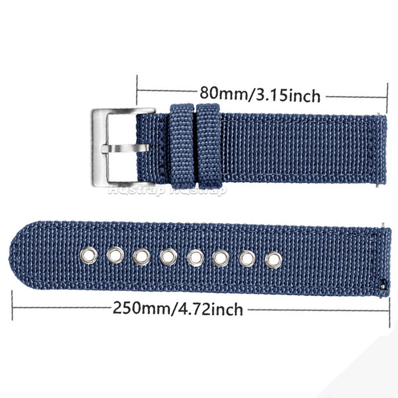 Nylon Strap 18mm 20mm 22mm Ban - Nato Strap Nylon ulasan dan harga