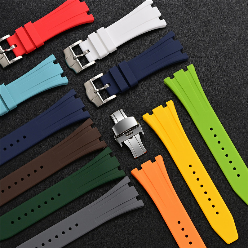 Rubber Silicone Strap 26mm for - Audemars Piguet Watch Royal Oak ulasan dan harga