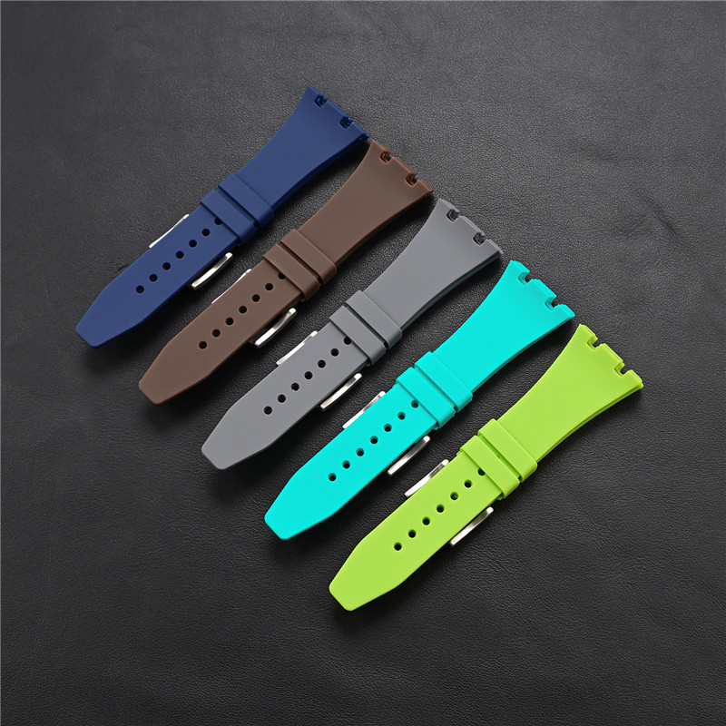 Rubber Silicone Strap 26mm for - Audemars Piguet Watch Royal Oak ulasan dan harga