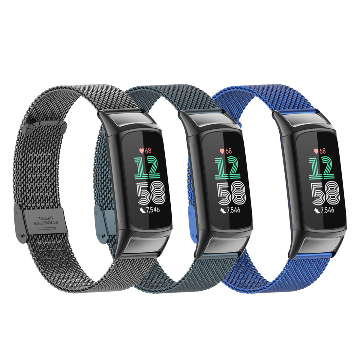 Suitable for Fitbit Charge 5/6 - Mesh Strap Metal ulasan dan harga