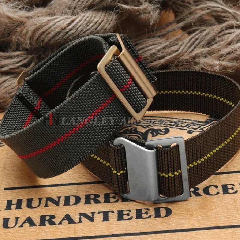 Elastic Nylon Watch Band for S - Parachute Strap Elastic ulasan dan harga