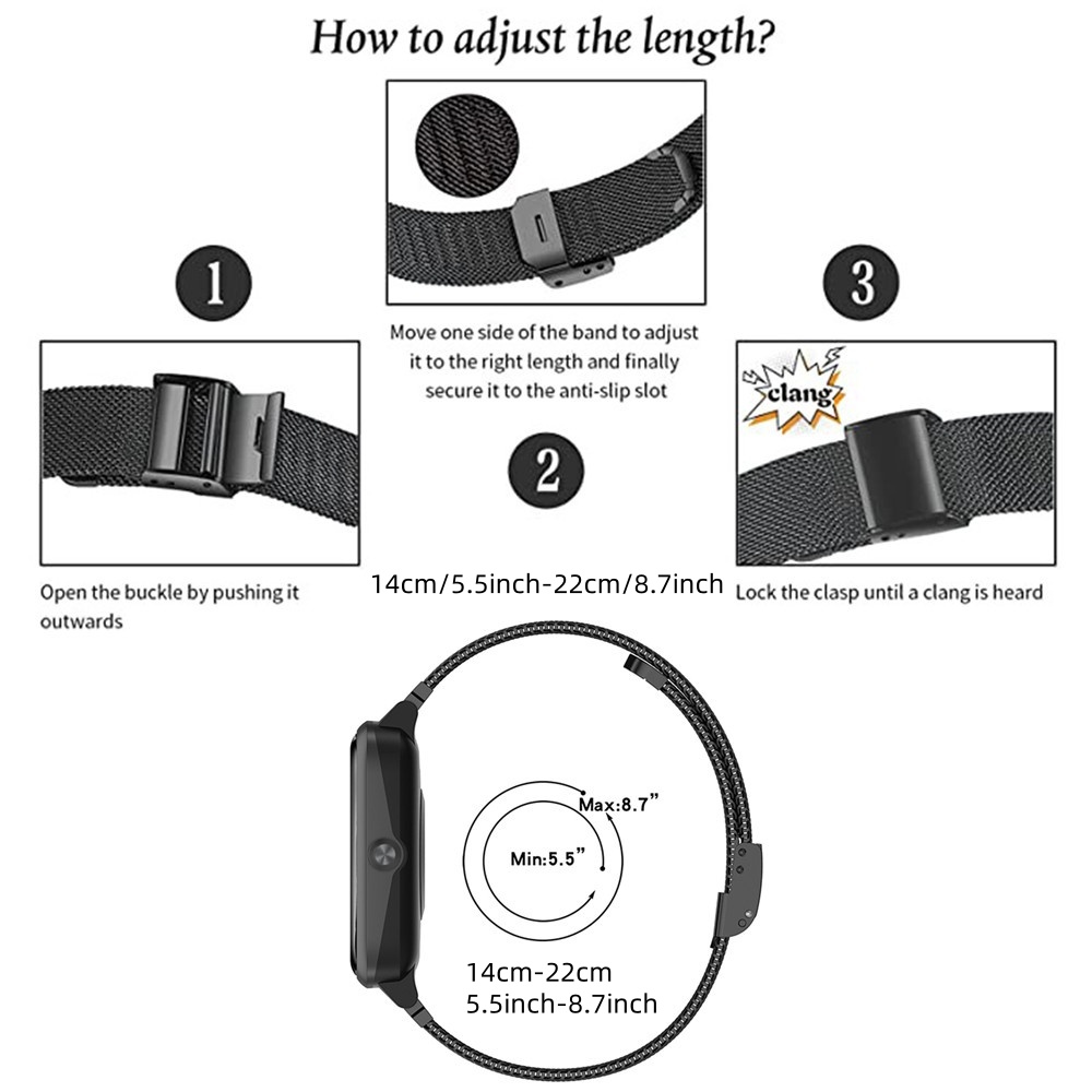 Metal Bands for CMF Watch Pro  - Mesh Strap Metal ulasan dan harga
