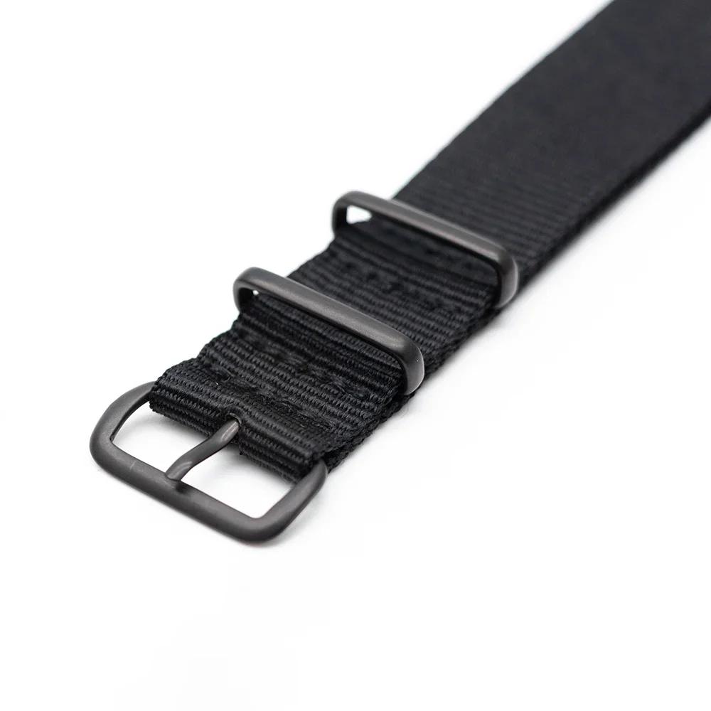 Black Nylon Watch Band For Mec - Nato Strap Nylon ulasan dan harga
