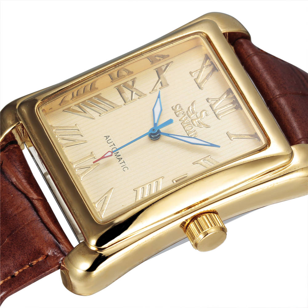 SEWOR Top Brand Luxury Men Wat - Cartier Watch Santos ulasan dan harga