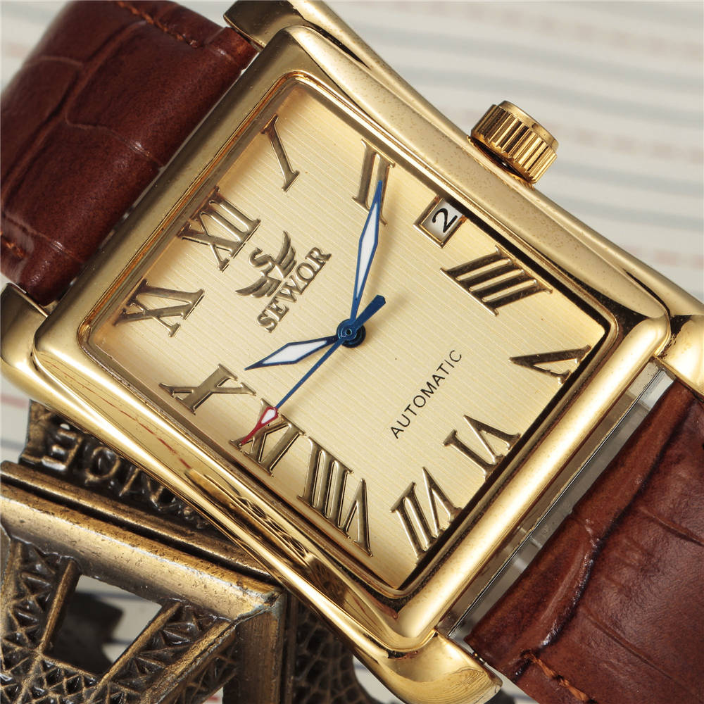 SEWOR Top Brand Luxury Men Wat - Cartier Watch Santos ulasan dan harga