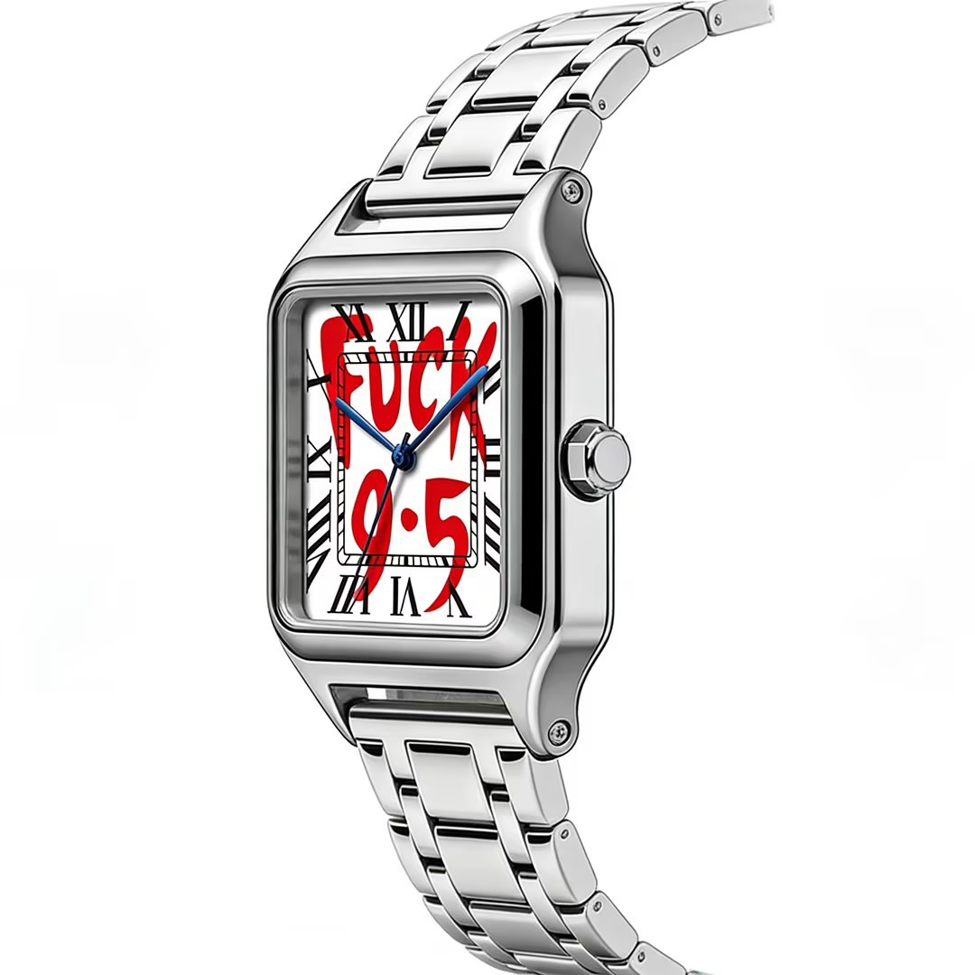 FUCK9.5 Stainless Steel Alloy  - Cartier Watch Santos ulasan dan harga