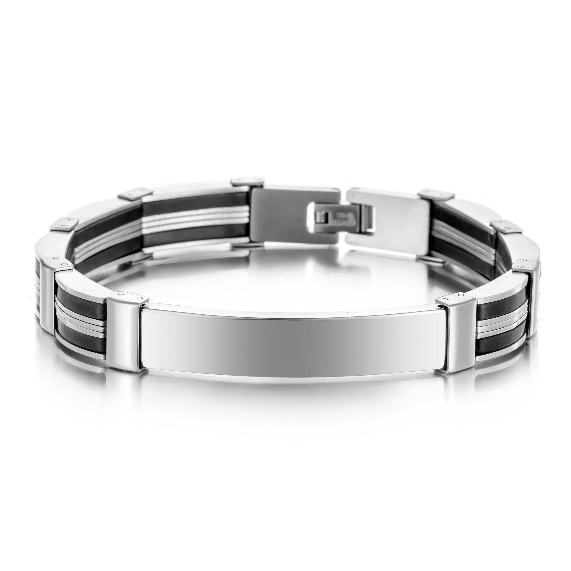 Punk Custom TEXT Name Men Stai - Silicone Band Women ulasan dan harga