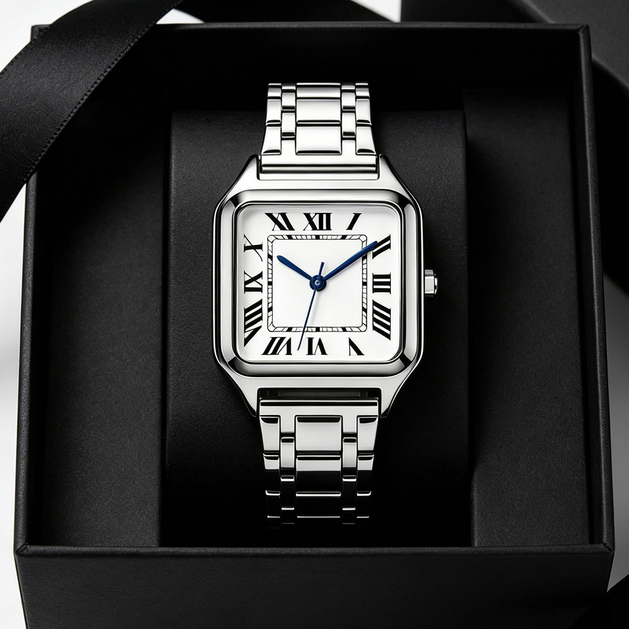 Ladies' Square Luxury Watch, A - Cartier Watch Santos ulasan dan harga