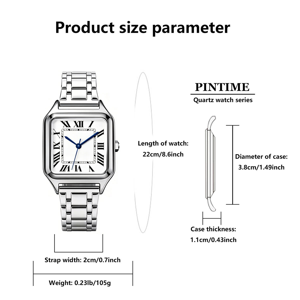 Ladies' Square Luxury Watch, A - Cartier Watch Santos ulasan dan harga