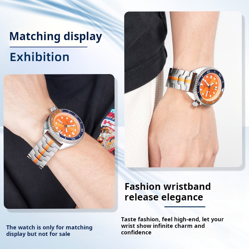 22mm For Seiko canned abalone  - Seiko Watch 5 Sports ulasan dan harga