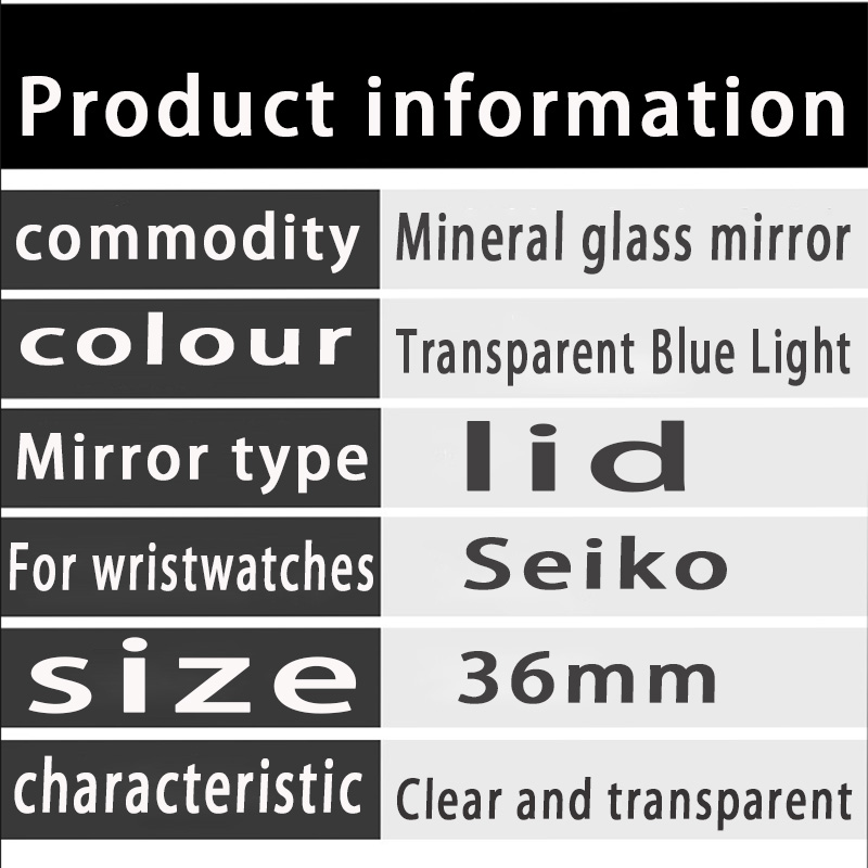 Pot Shape lenses 36mm Dial For - Seiko Watch Presage ulasan dan harga