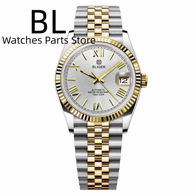 BLIGER 36mm39mm Two-tone Gold  - Rolex Watch Datejust ulasan dan harga
