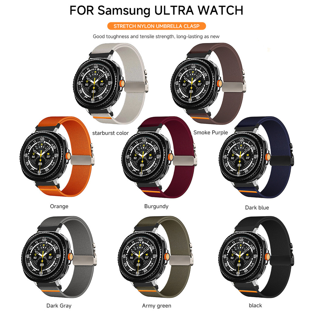 Nylon Strap For Samsung Galaxy - Parachute Strap Elastic ulasan dan harga