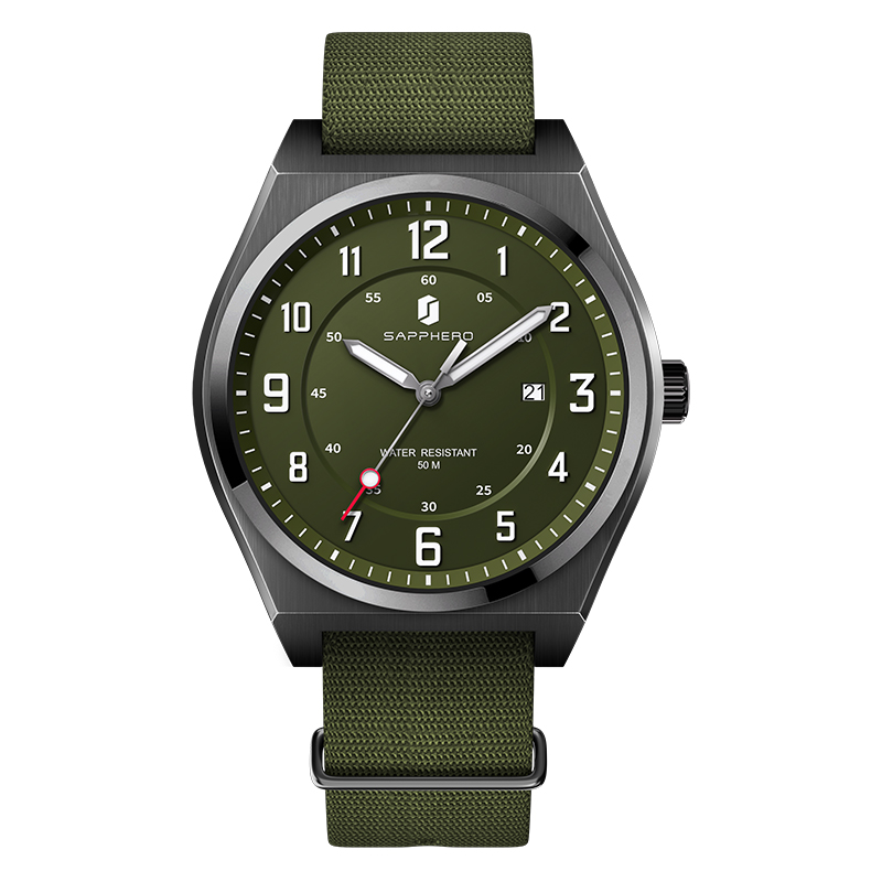 SAPPHERO Men's Sports Quartz W - Tropic Strap Vintage ulasan dan harga