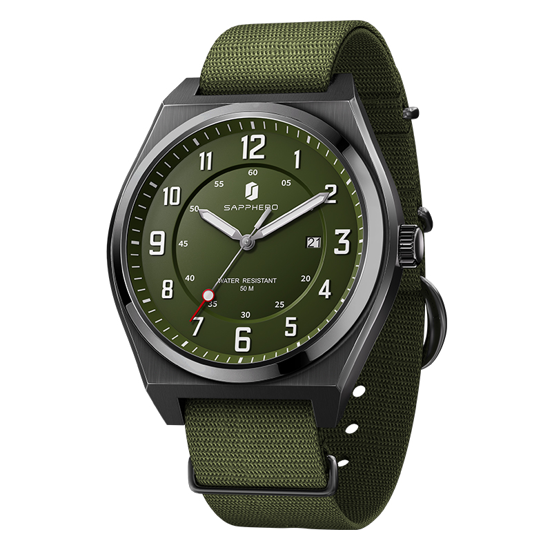 SAPPHERO Men's Sports Quartz W - Tropic Strap Vintage ulasan dan harga