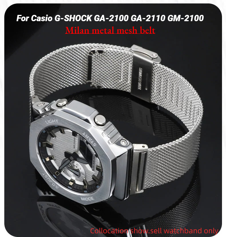 Milan metal mesh belt For Casi - Casio Watch G-Shock Dw-5600 ulasan dan harga